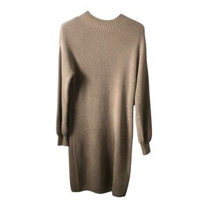 Style & Co Medium Tan Sweater Dress | Cozy, Casual Knit Dress